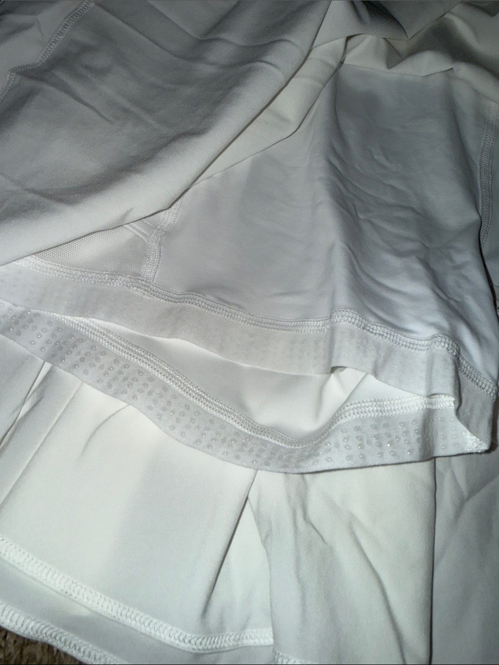 White Layered Tennis Skirt lululemon sz 12 nwt - Picture 6 of 6